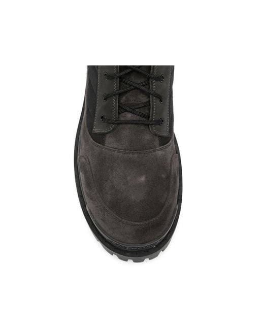 Balenciaga Black Lace-Up Boots for men