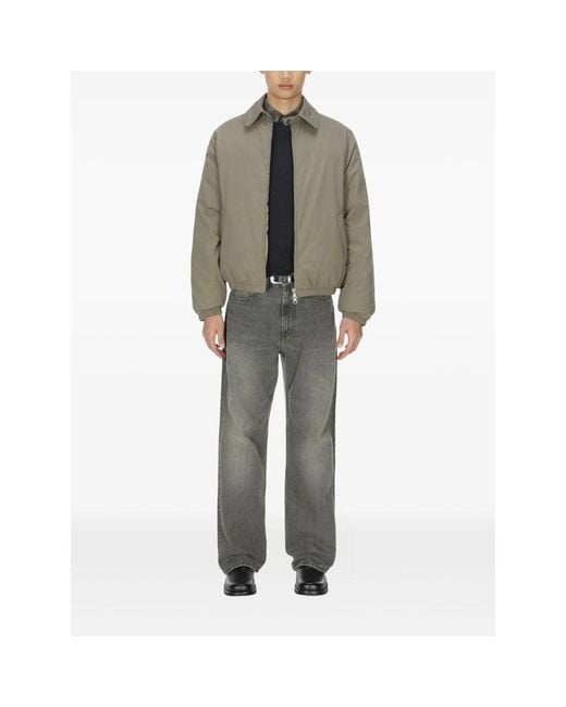 Our Legacy Gray Zip-Up Elasticated-Cuff Jacket for men