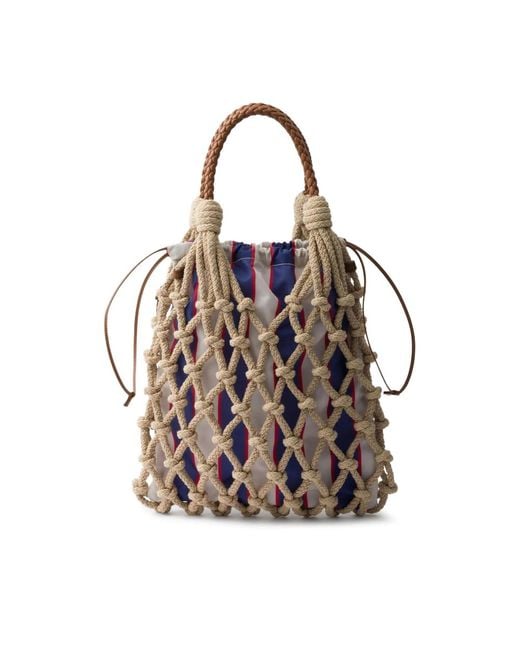 Prada Multicolor Neutrals Tote Bags