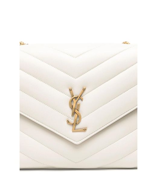 Saint Laurent Natural Neutrals Shoulder Bags
