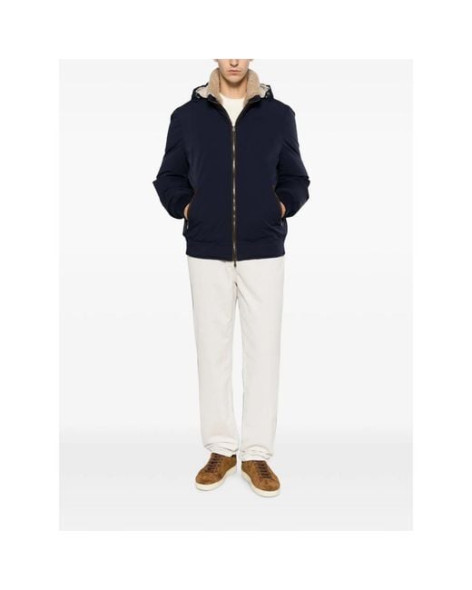 Brunello Cucinelli Blue Jackets for men