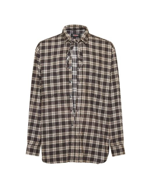 DSquared² Multicolor Checked Shirt for men
