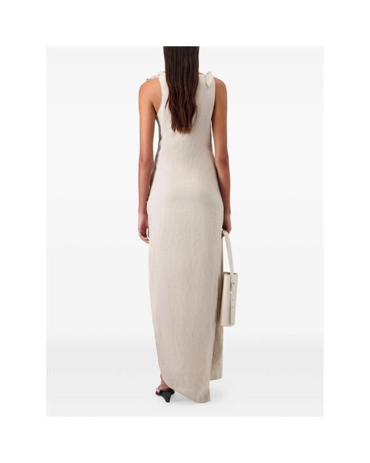 Coperni White Dresses Neutral