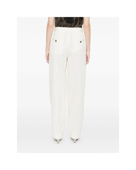 Totême  White Trousers