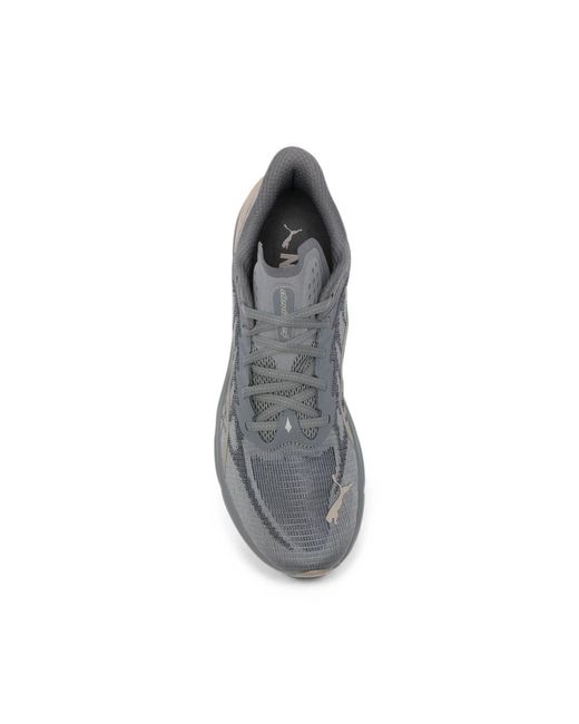PUMA Gray Deviate Nitro 4 Sneakers for men