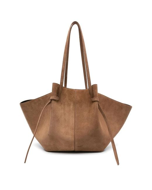 Yuzefi Brown Large Mochi Tote Bag