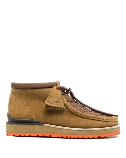 Moncler Genius Brown Moncler Genuis X Clarks Wallabee Loafers for men