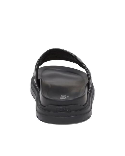Fendi Black Sandals for men