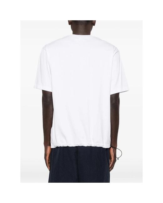 A Bathing Ape White T-Shirt With Graphic Print for men