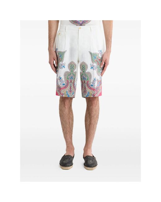 Etro Multicolor Shorts for men