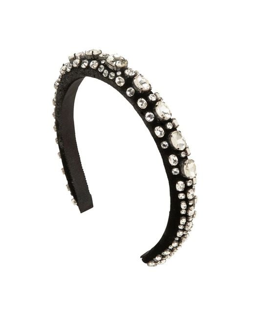 Jennifer Behr Black Luciana Headband