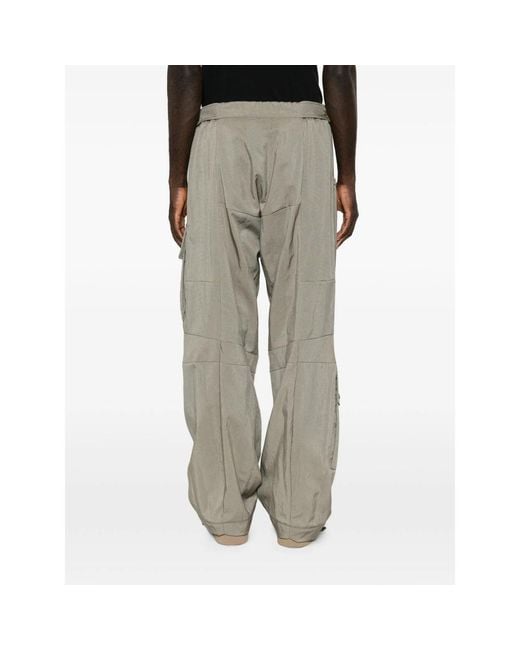 Vivienne Westwood Gray Orb-Embroidered Cargo Pants for men