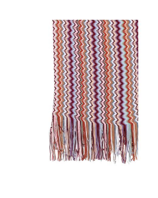 Missoni Purple Winter Scarves