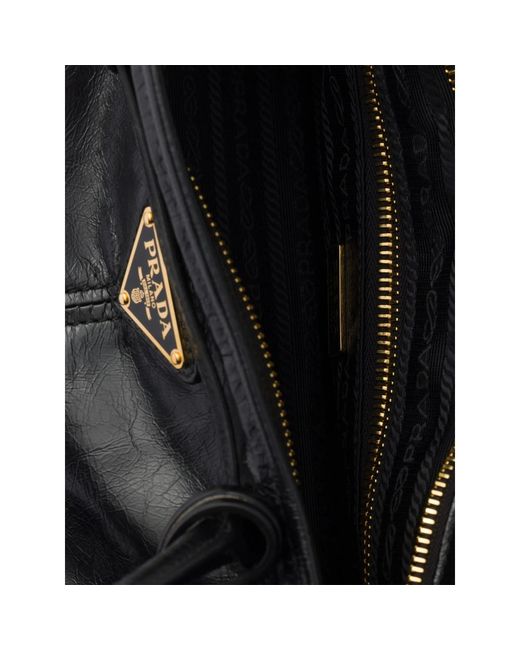 Prada Black Bonnie Medium Leather Bag