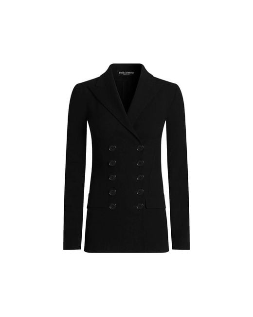 Dolce & Gabbana Black Double-Breasted Jacket