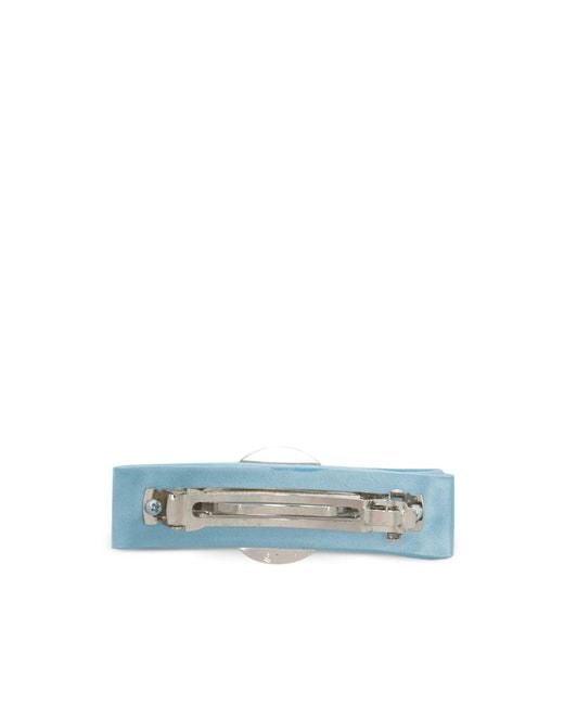 Versace Blue Hair Accessories