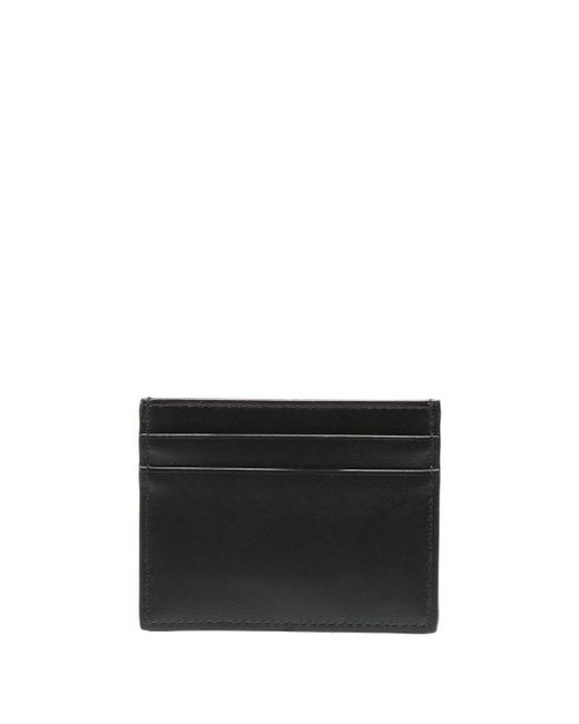Dolce & Gabbana Black Dg-Logo Leather Card Holder