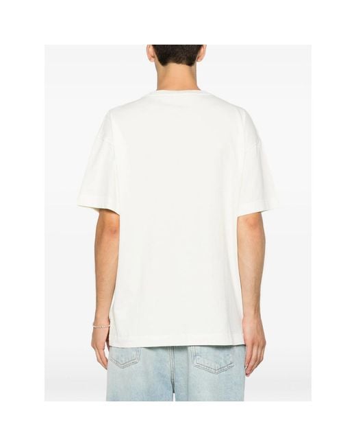 Palm Angels White Neutrals T-Shirts & Vests for men