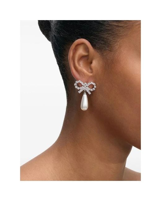 Self-Portrait Jewellery Silver, White