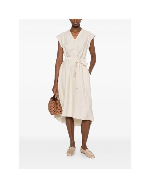 Peserico Natural Neutrals Dresses