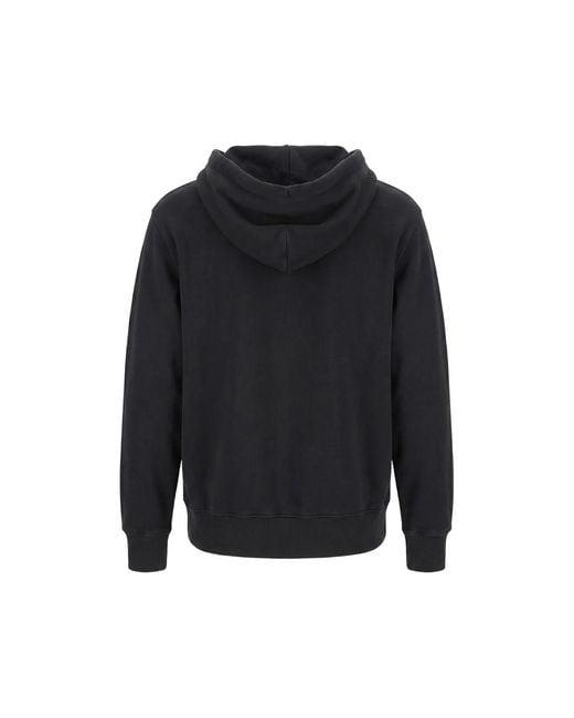 Autry Blue Logo-Print Drawstring Hoodie for men