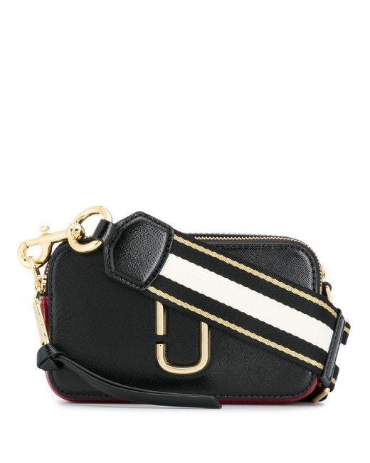 Marc Jacobs Black Snapshot Leather Crossbody Bag