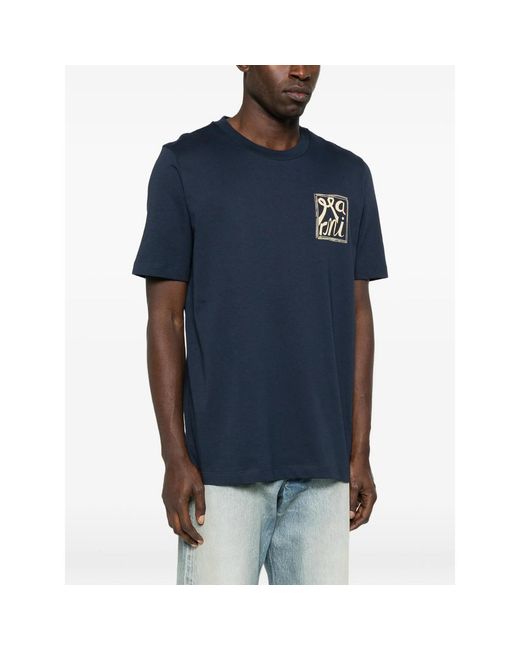 Marni Blue T-Shirts & Vests for men