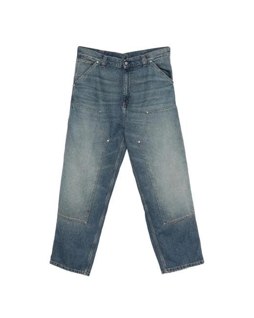 Carhartt Blue Panelled Design Jeans for men