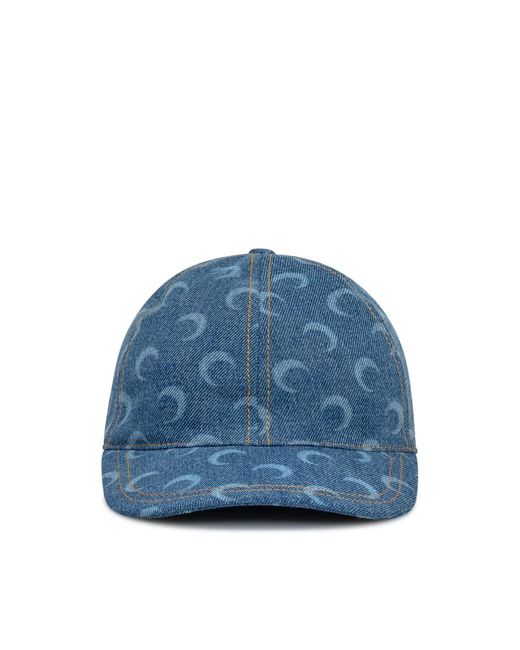 MARINE SERRE Blue Hats for men