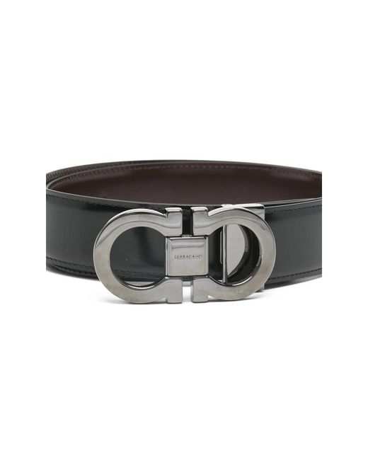 Ferragamo Black Belts for men