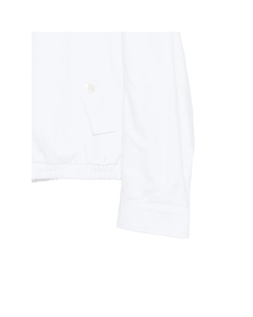 Magliano White Zipped Shirt Jacket for men