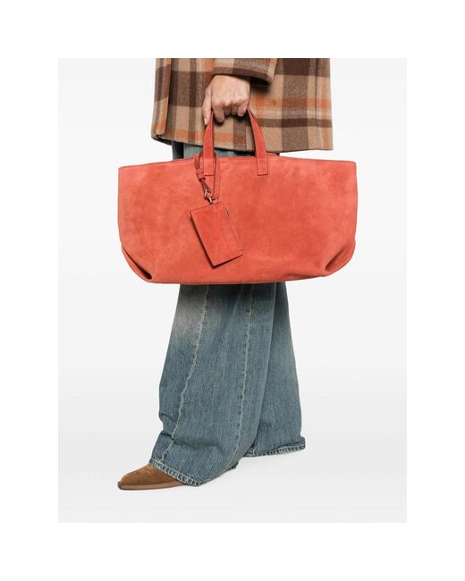 A.P.C. Red Tote Bags
