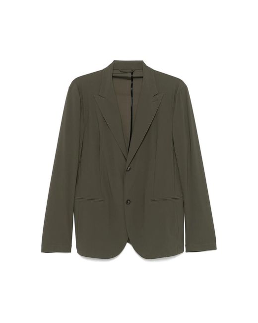 Eraldo Green Peak-Lapels Blazer for men