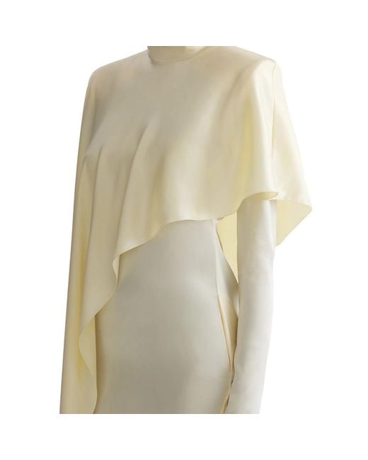 Mugler White Midi Dress