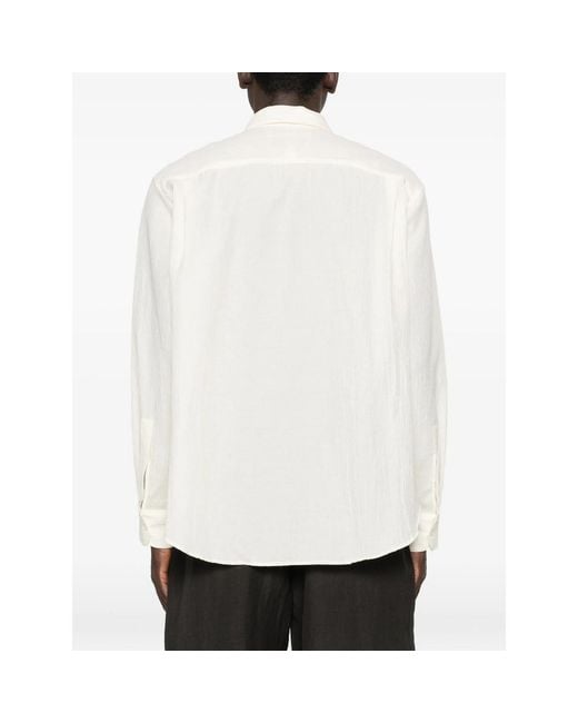 Studio Nicholson White Buttoned Shirt for men