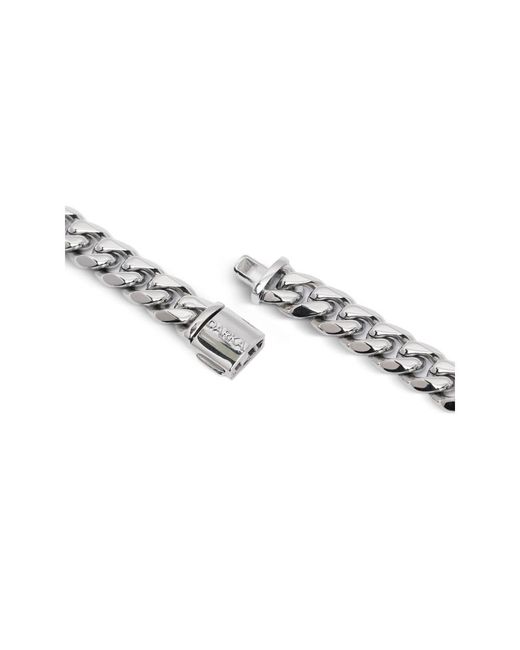 DARKAI Metallic Curb Chain Necklace for men