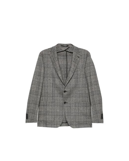 Tagliatore Gray Neutrals Jackets for men