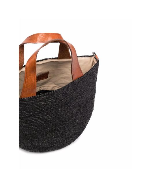 IBELIV Black Top-Handle Tote Bag