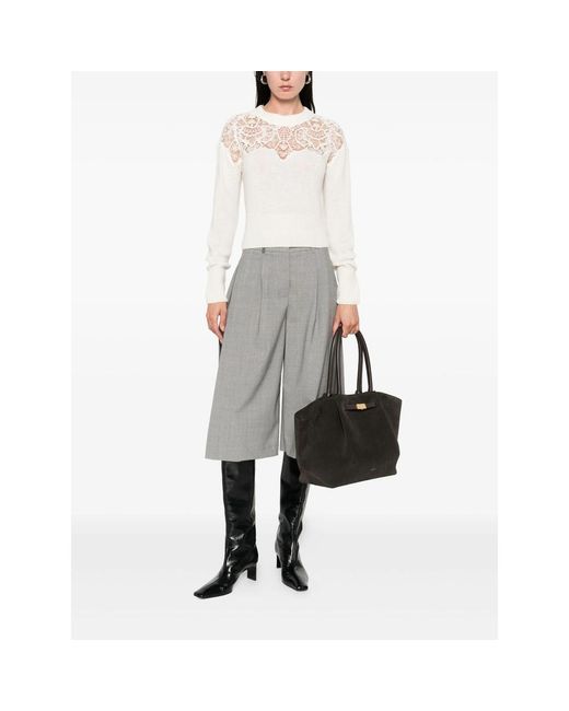 Ermanno Scervino White Sweaters