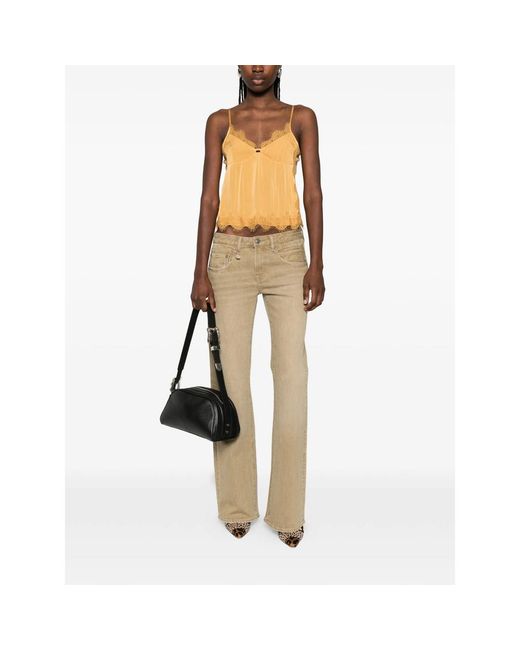 R13 Natural Boy Five-Pocket Flared Jeans