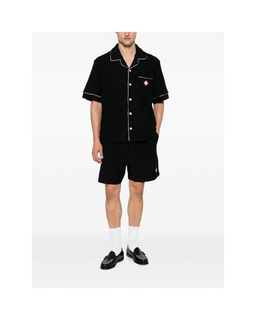 Casablanca Black Shorts for men