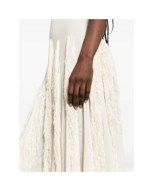 Bless White Halterneck Maxi Dress