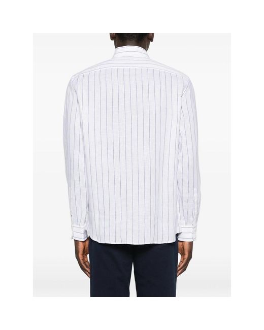 Brunello Cucinelli White Casual Shirts for men
