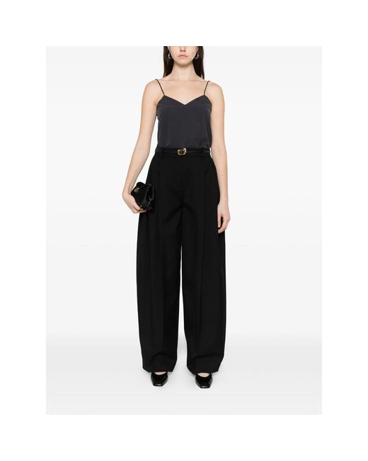Max Mara Black Sleeveless Top