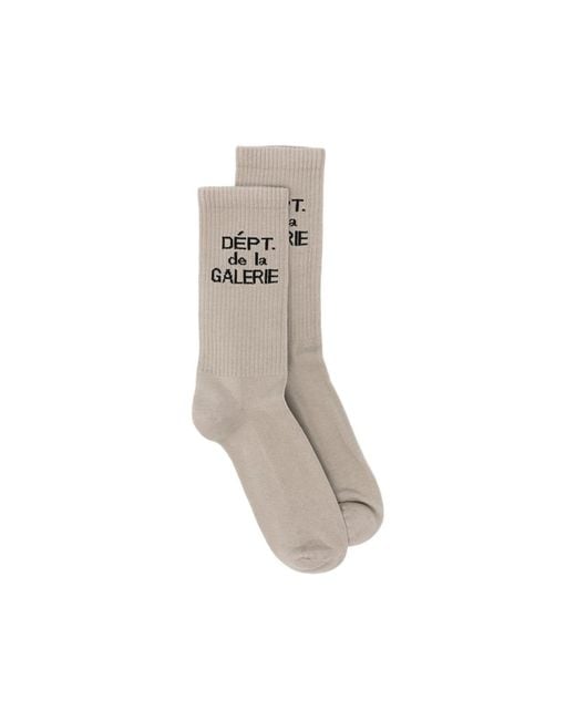 GALLERY DEPT. Gray Socks Ribbed for men
