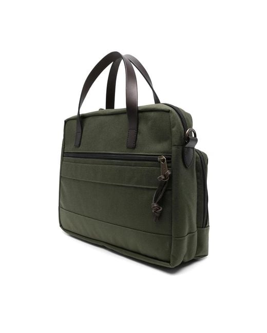 Filson Green Dryden Briefcase for men