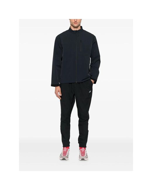 New Balance Black Elastic-Waistband Sweatpants for men