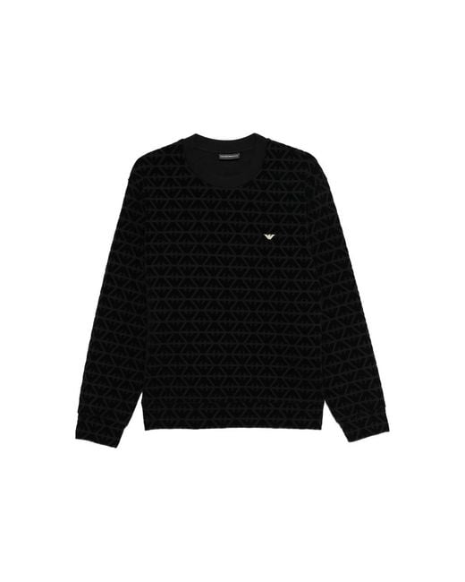 Emporio Armani Black Sweaters & Knitwear for men