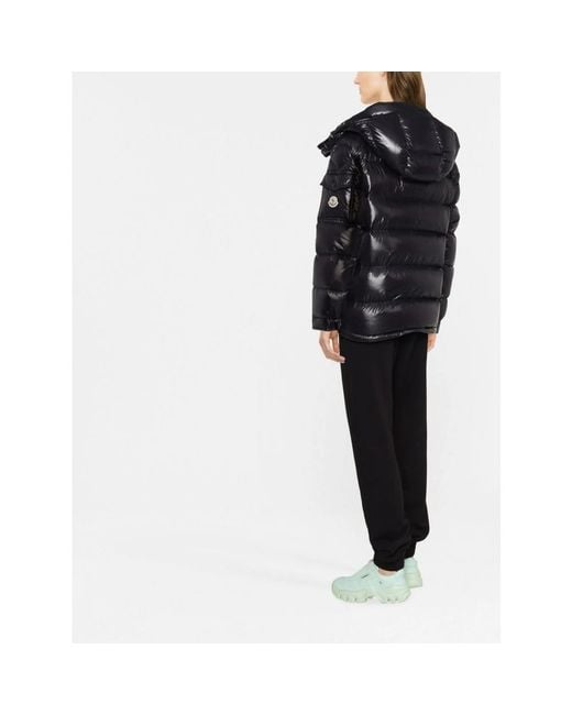 Moncler Black Maire Hooded Puffer Jacket