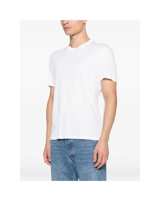 Isaia White T Shirts for men